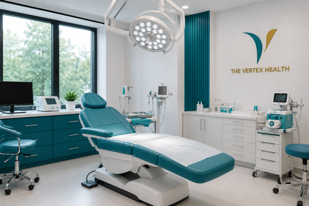 modern hair transplant in Lahore clinic facility at Vertex Health