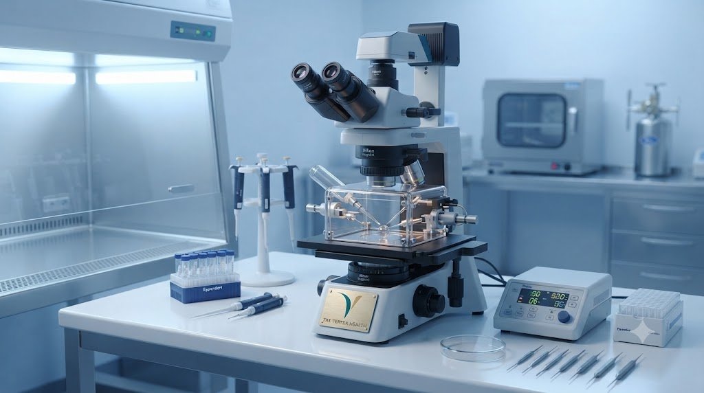 IVF laboratory embryology procedure in Lahore