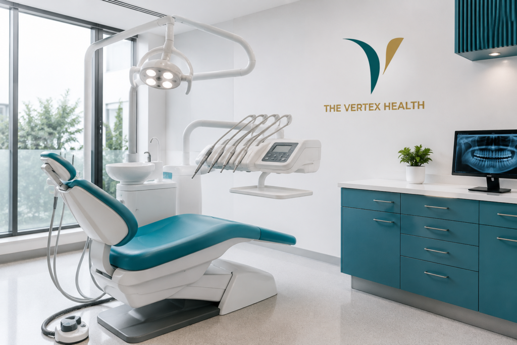 modern dental care in Lahore clinic equipment at Vertex Health
