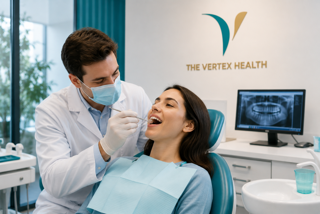 dental care in Lahore at Vertex Health clinic